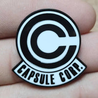 Logo Capsule Corp noir et blanc