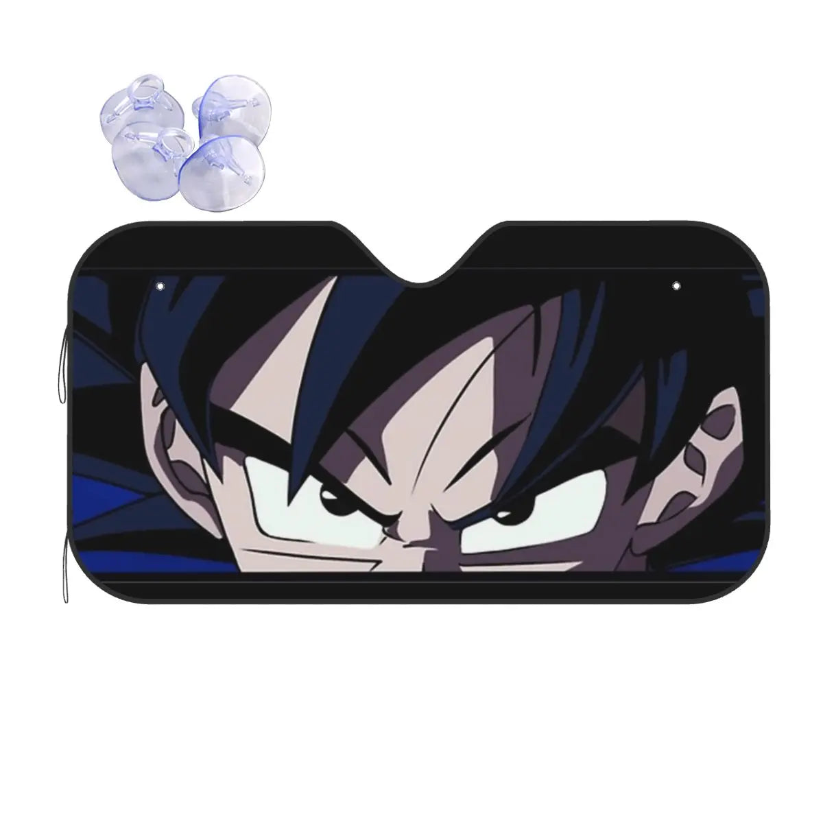 Car sunshade Dragon Ball looks of Saiyan warriors