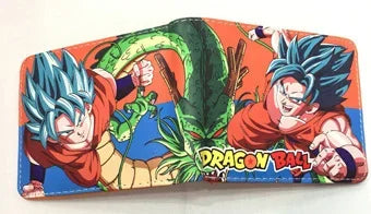 Portefeuille bleu et orange Dragon Ball - Shenron et Goku Blue