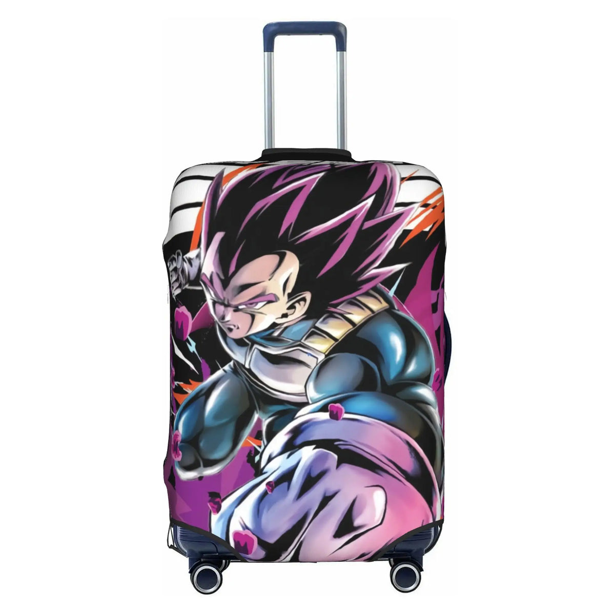 Copertura per valigia Dragon Ball - Vegeta in armatura davanti alle sue trasformazioni