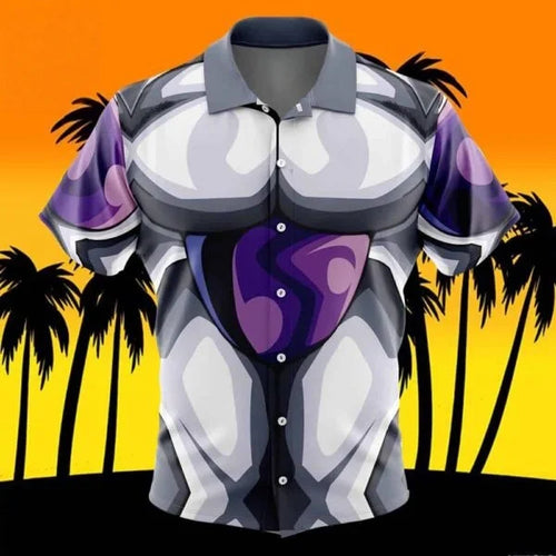 Dragon Ball Short Sleeve Shirt - Freezer Body Pattern
