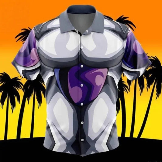 Chemise à manches courtes Dragon Ball - motif corps de Freezer