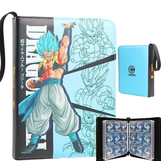 Classeur à cartes bleu Dragon Ball - Gogeta Blue au bras levé