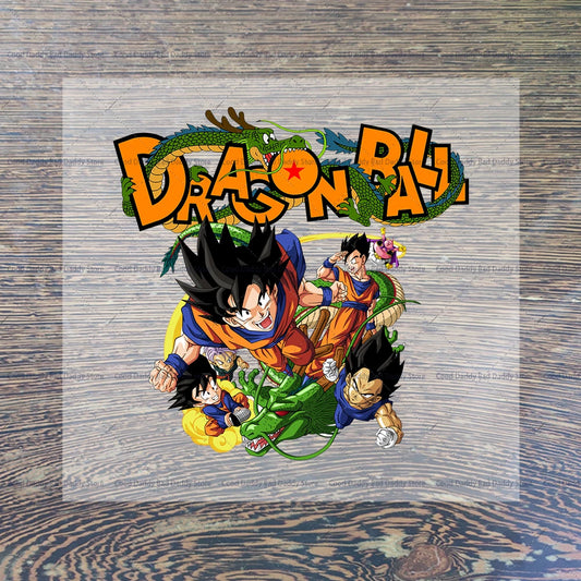 Iron-on transfer - Goku en de helden van Dragon Ball Z