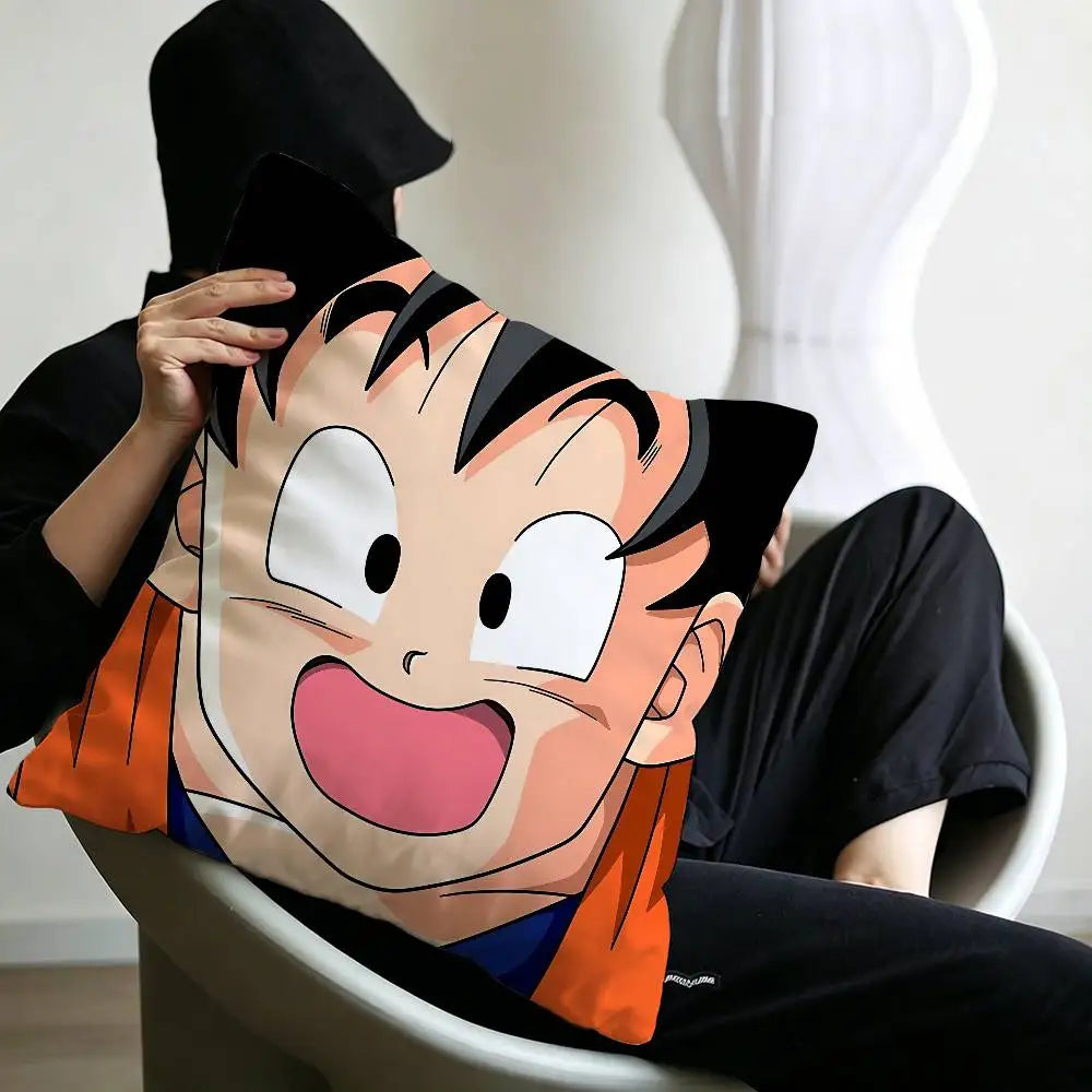 Dragon Ball Kissenbezüge - Kanji Kame Shenron und der junge Goku