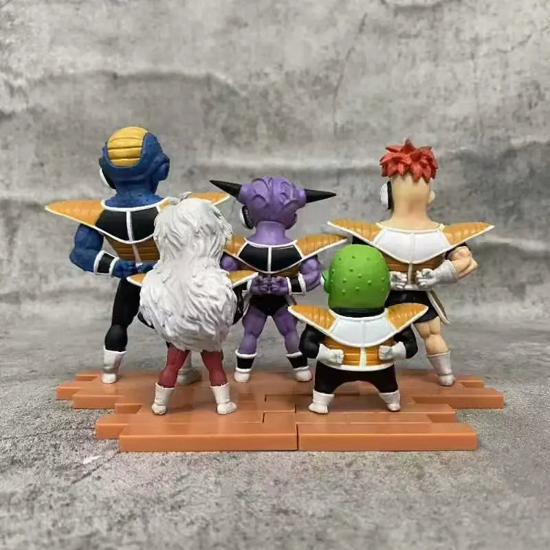 Dragon Ball decoratieve beeldjes - Ginyu commando van achteren