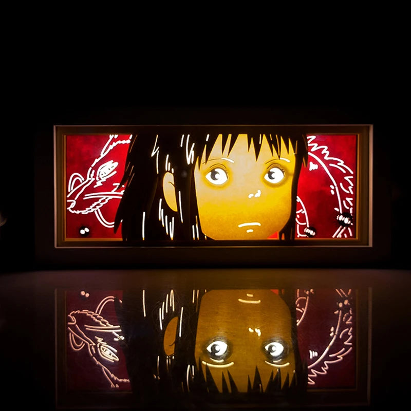 Quadro luminoso viola Dragon Ball - Goku Ultra Istinto sguardo