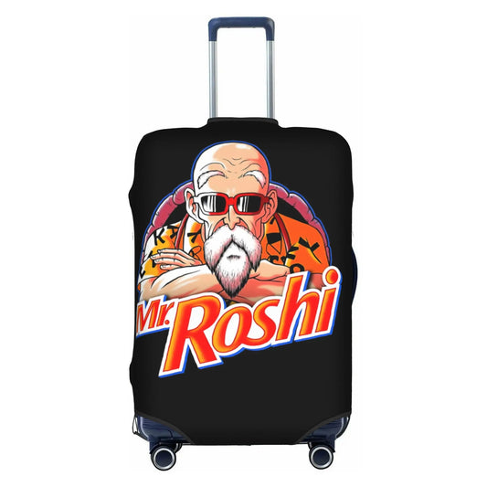 Housse de valise noire Dragon Ball - Tortue Géniale Mr Roshi