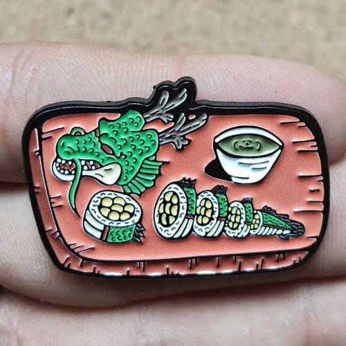 Spilla Dragon Ball - Shenron su piatto di sushi