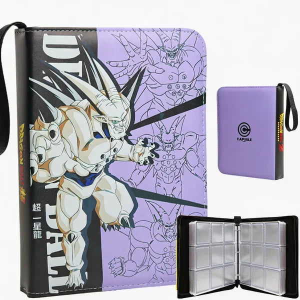 Classeur pour cartes violet Dragon Ball - Li Shenron et pointes blanches