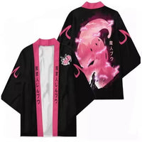 Majin Buu et fumée rose