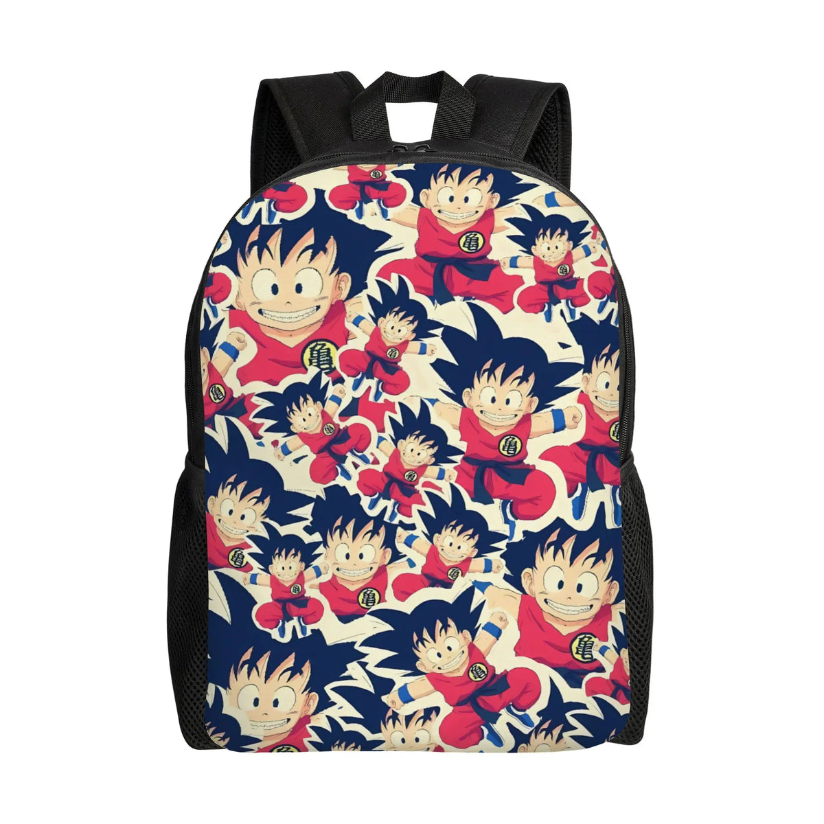 Mochila naranja Dragon Ball - Goku niño sosteniendo una bola de cristal