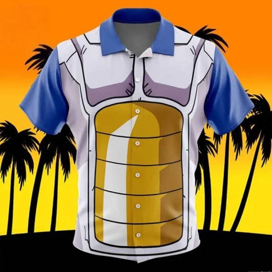 Chemise bleue Dragon Ball - armure de Vegeta