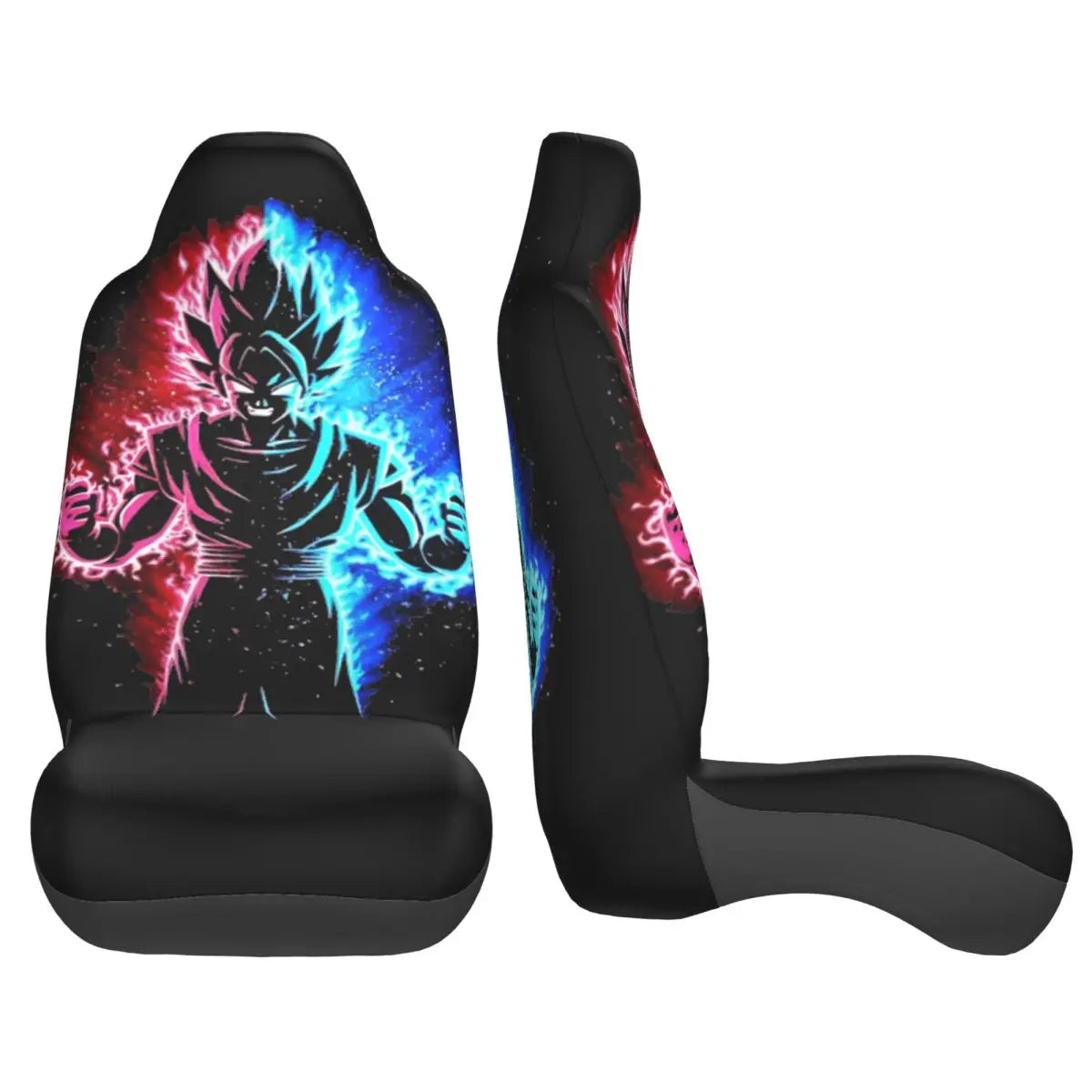 Fodere per seggiolini auto Dragon Ball - Goku e aura rossa e blu