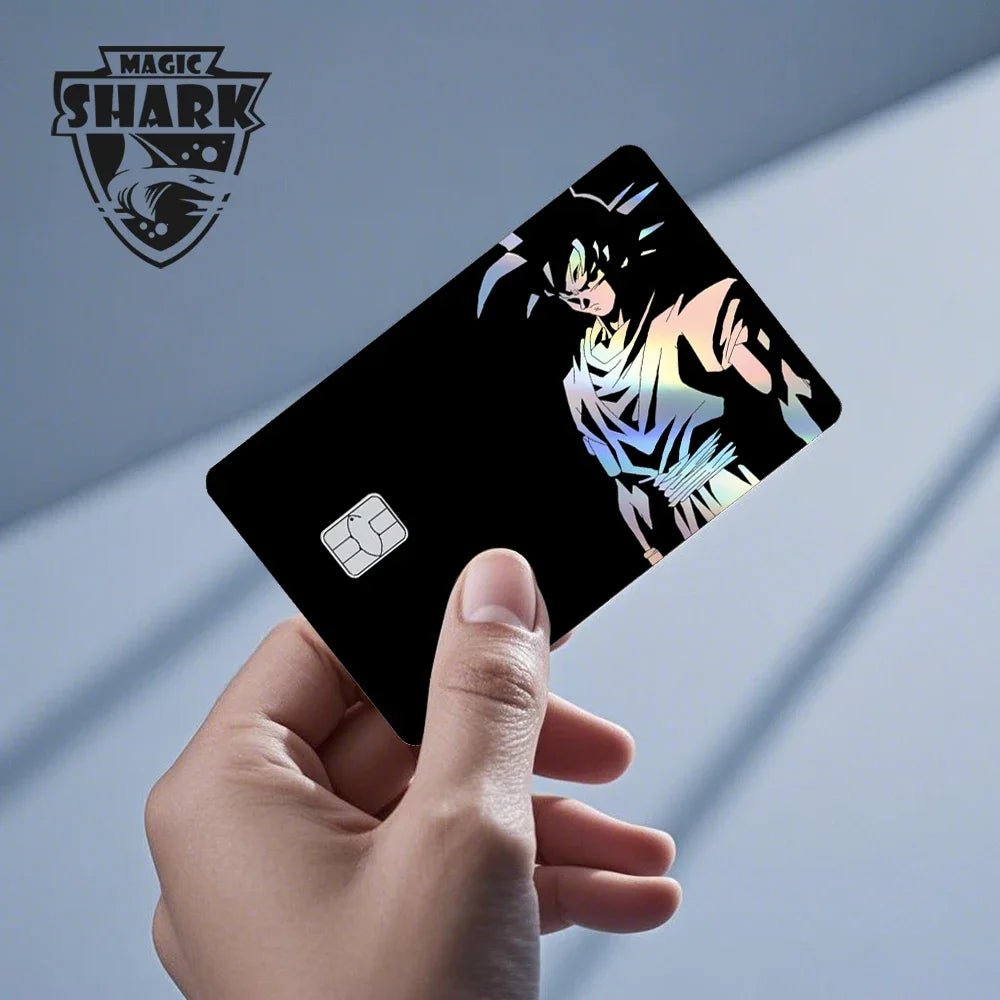 Dragon Ball Bankkarte Aufkleber - Saiyan Krieger