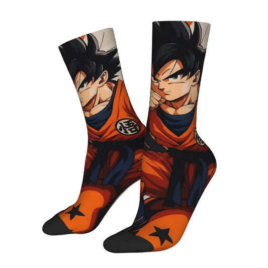 Calzini neri e arancioni Dragon Ball - Goku in ritratto