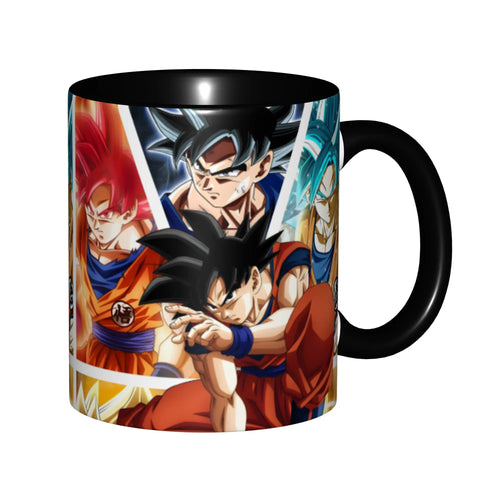 Dragon Ball Becher - Goku Ultra Instinct in Collage