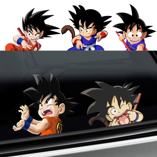 Stickers Dragon Ball - Goku bambino in varie espressioni