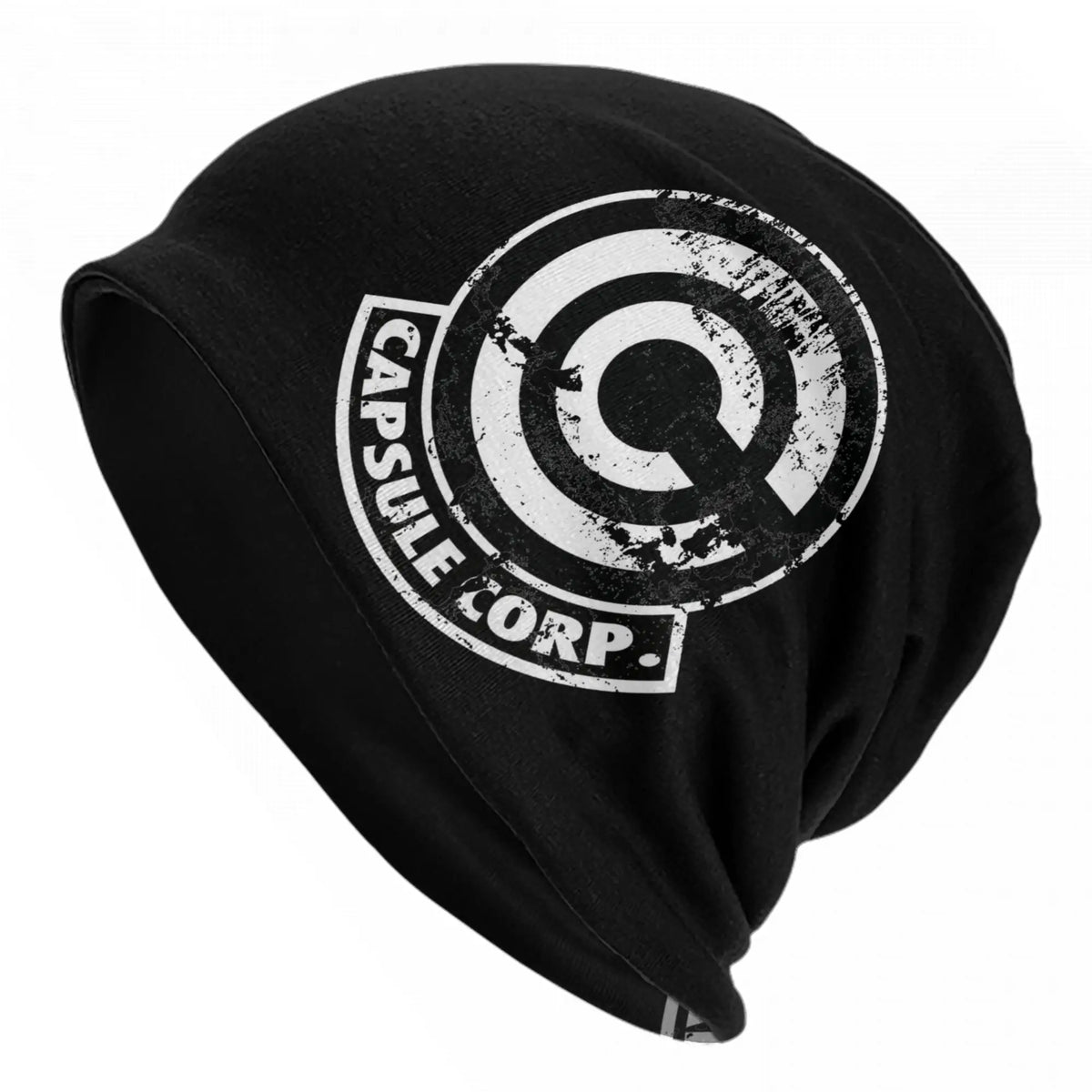 Dragon Ball Black Cap - Capsule Corp White logo