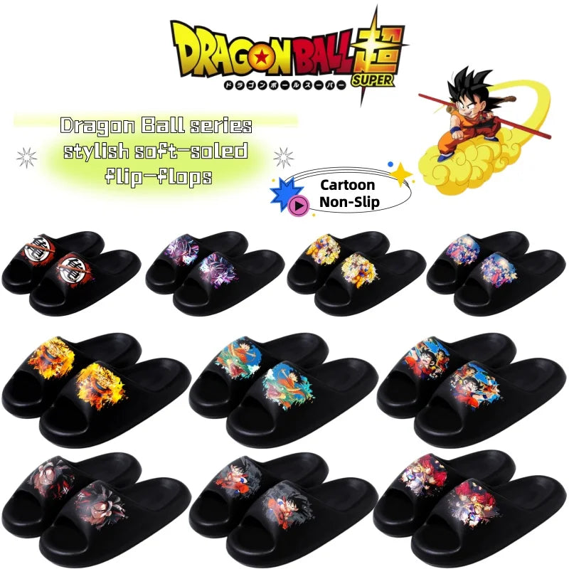 Black Dragon Ball slides - krijgers en blauwe energie bal