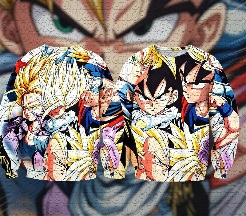 Dragon Ball Long Sleeve T-shirt for Saiyan warriors