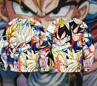 collage of Saiyan warriors