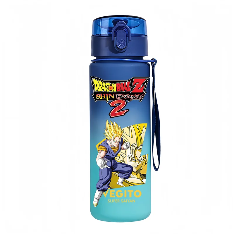 Borraccia blu - Majin Buu e logo Dragon Ball Z
