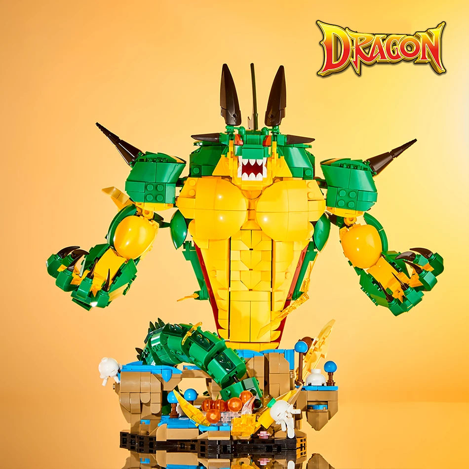 Dragon Ball construction game - Green and yellow Porunga