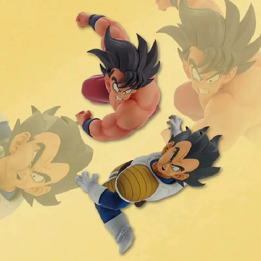 Dragon Ball muur decoratie - Goku en Vegeta chibi vliegen