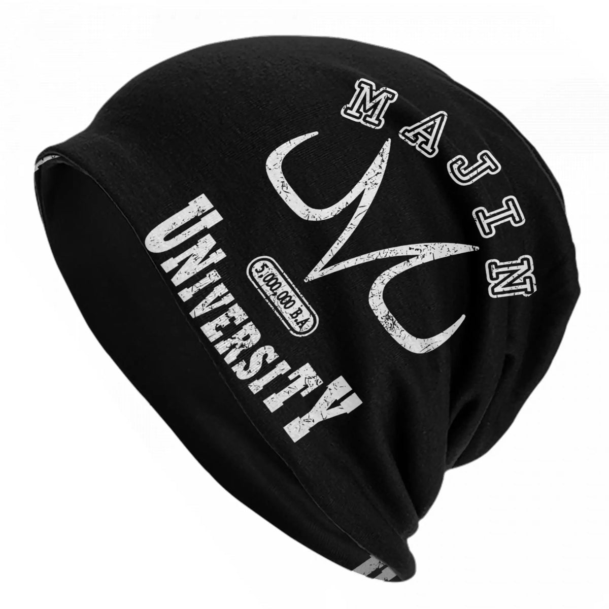 Bonnet noir Dragon Ball - emblème Majin University blanc