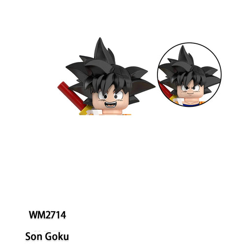 Kit van beeldje te verzamelen Dragon Ball - jonge Goku en rode stok