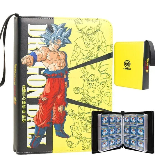 Classeur à cartes jaune Dragon Ball - Goku Ultra Instinct