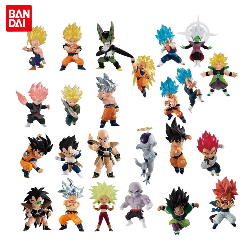 Dúo de figuras chibi Dragon Ball - Gogeta Blue contra Broly