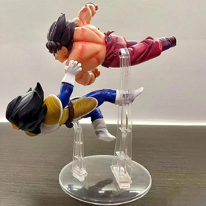 Dragon Ball muur decoratie - Goku en Vegeta chibi vliegen