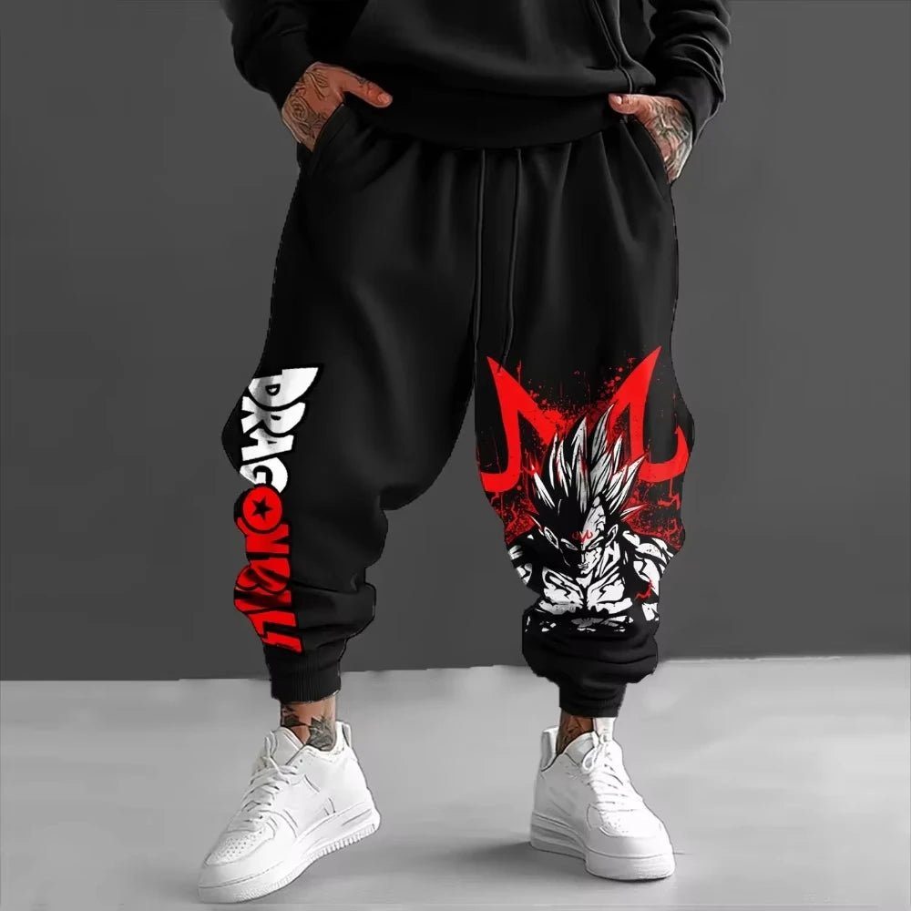 Black Dragon Ball Jogging Hose - Broly und Green Aura