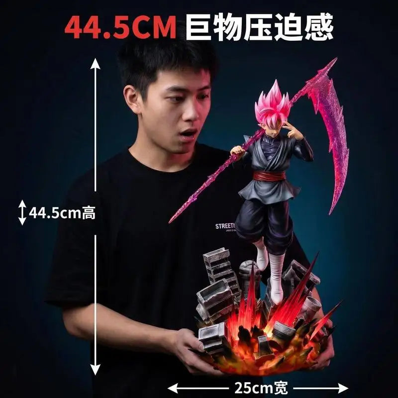 Figurine Dragon Ball - Black Goku Rosé avec faux