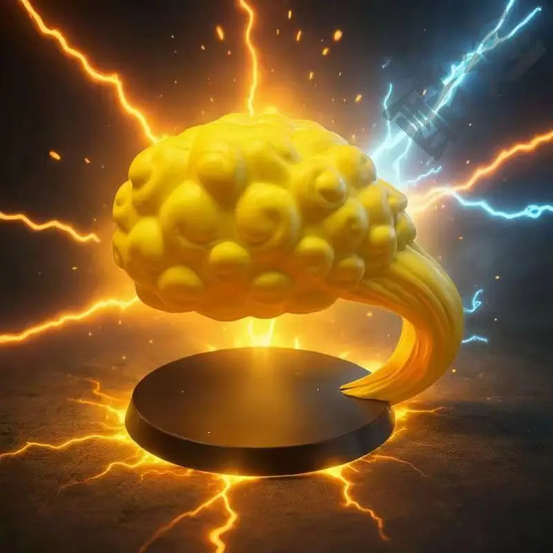 Dragon Ball decoratieve beeldje - gele magische wolk op de basis
