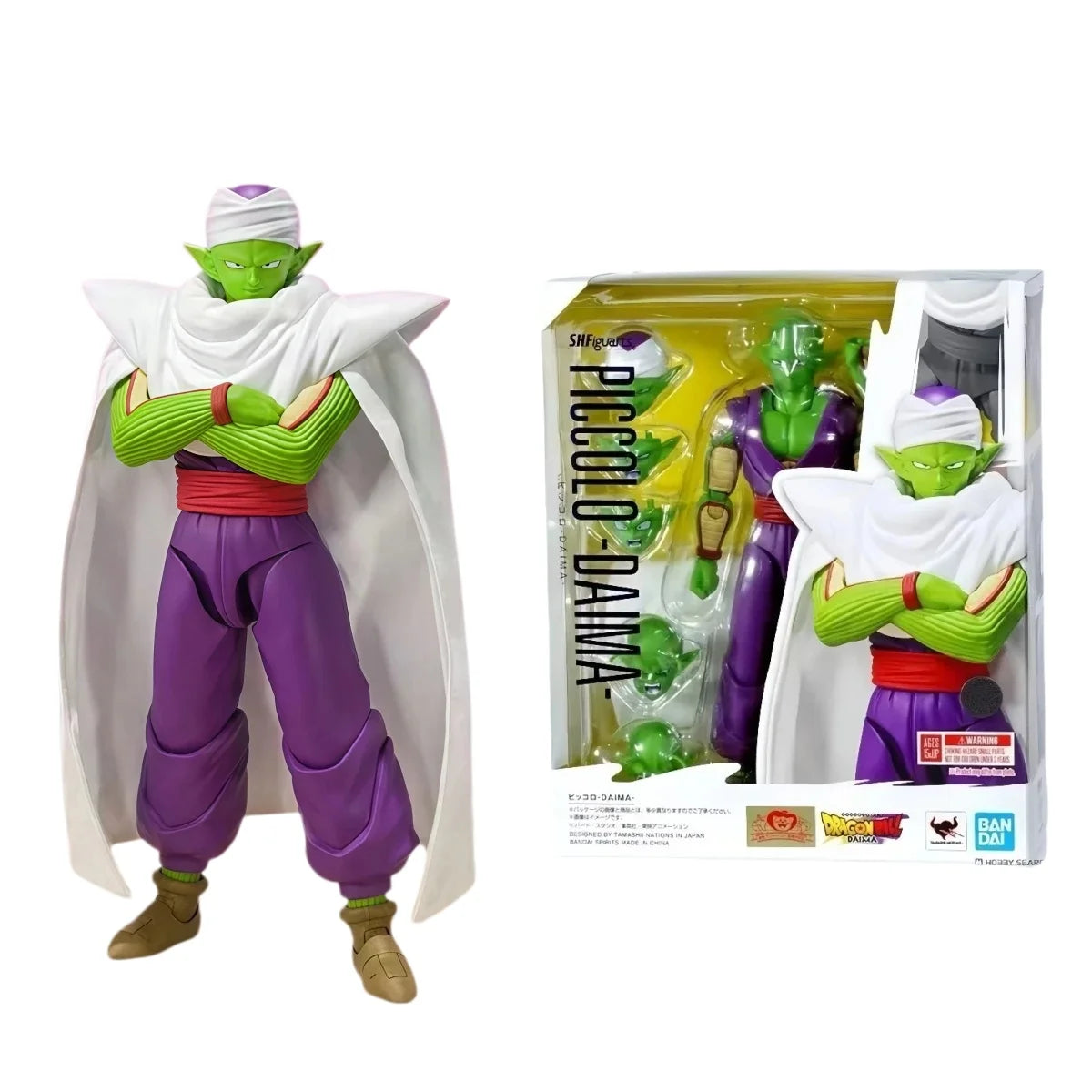 Artikulierte Figur Dragon Ball Daima - Piccolo en cape les armes croisés