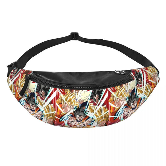 Red and White Dragon Ball Banana Bag - Goku und Kampfschrott
