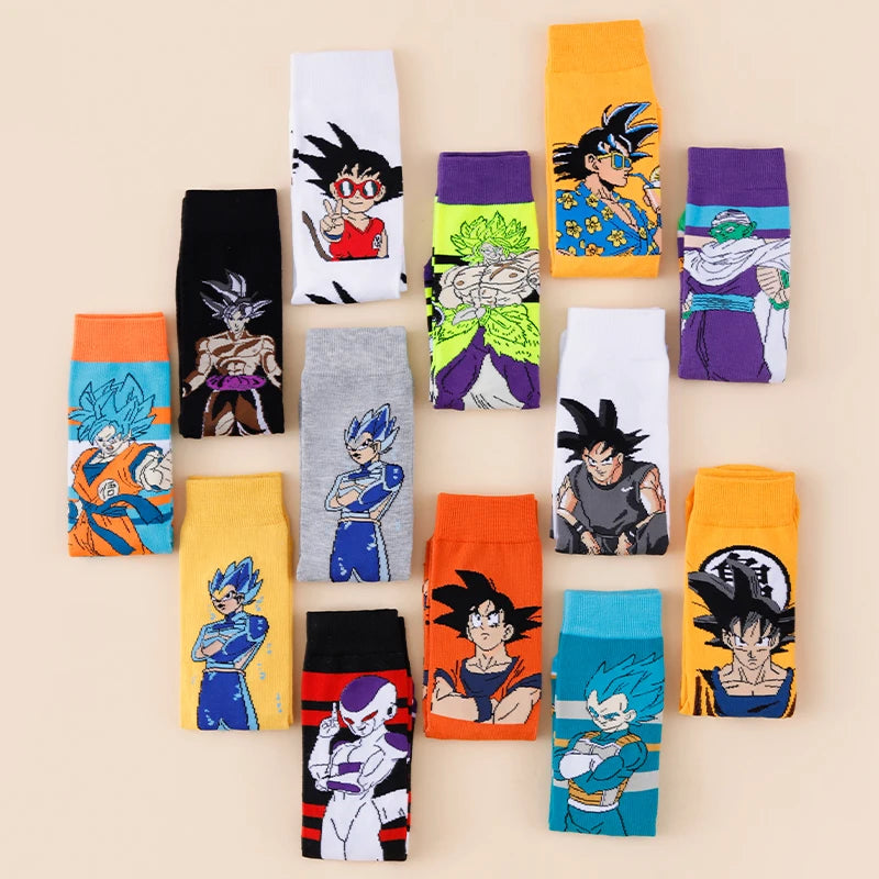 Zufällig hohe Socken Set - Dragon Ball Zeichen und Embleme