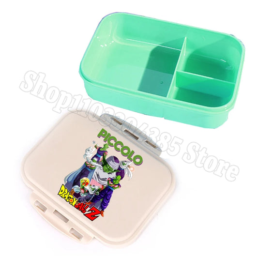Portapranzo scompartato verde Dragon Ball - Piccolo e scritta verde