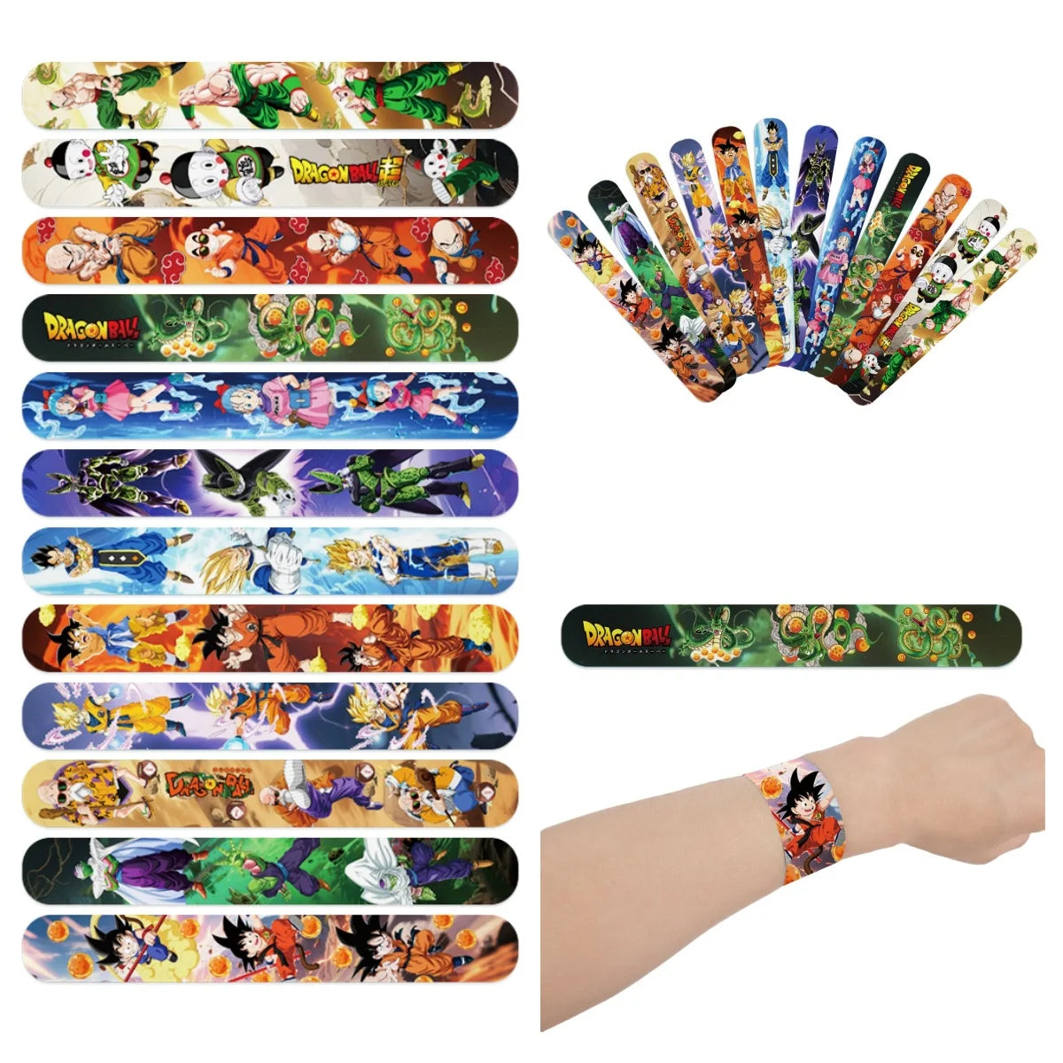 Dragon Ball Geburtstagsgeschirr - Goku und goldener Super Saiyans