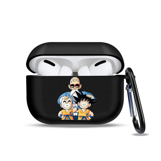 Coque pour AirPods Dragon Ball - Tortue Géniale Krilin et Goku en bleu