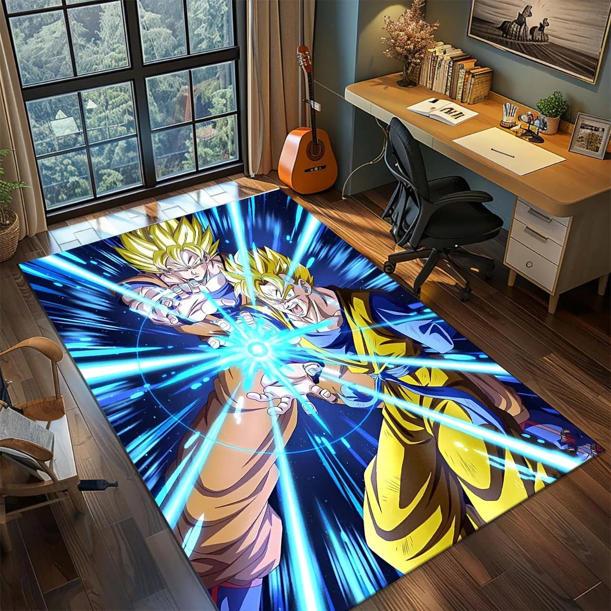 Alfombra amarilla - Shenron y logo de Dragon Ball