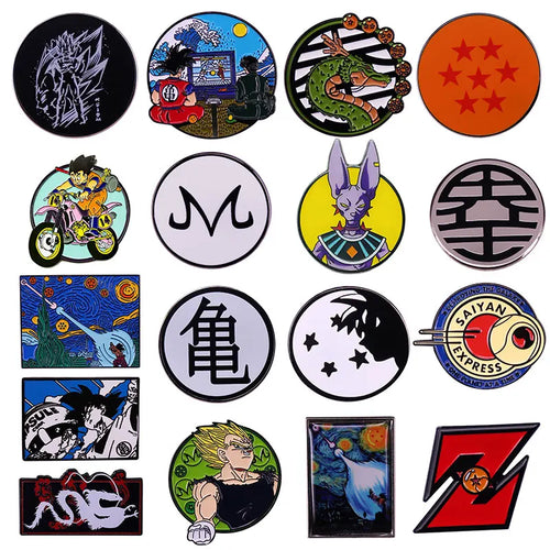 Insignias Dragon Ball - personajes y símbolos de la saga