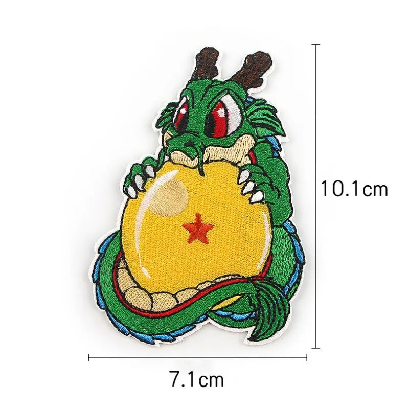 Écusson brodé Dragon Ball - Goku enfant au bâton rouge