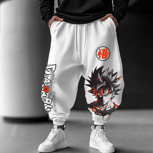 Dragon Ball joggingbroek - Goku in zwart-wit portret