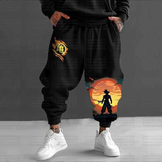 Pantalon de jogging Dragon Ball - Goku au coucher du soleil