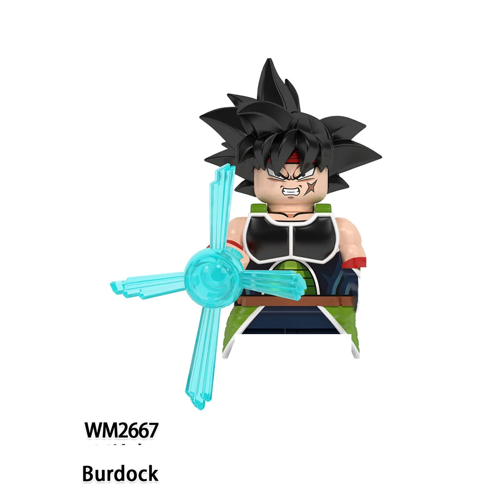 Figura para armar Dragon Ball - Bardock y energía turquesa