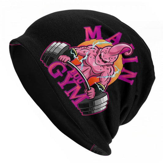 Bonnet noir Dragon Ball - Majin Buu Gym et haltères roses